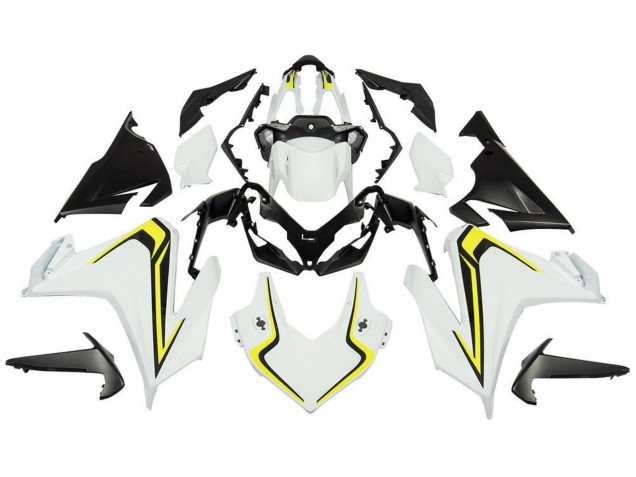 Carenados Moto Honda CBR500R 2019-2021 - Blanco Amarillo Negro