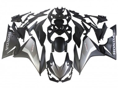 Carenados Moto ABS Honda CBR500R 2022-2023 - Plata Gris Negro Mate