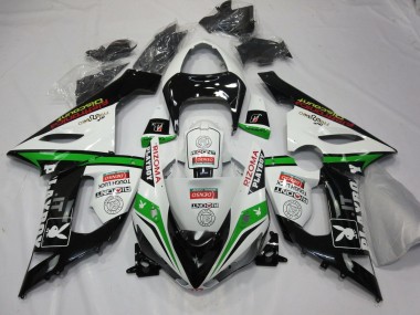 Carenados Moto Kawasaki ZX6R 2005-2006 - Blanco Negro Verde Rojo Rizoma Playboy