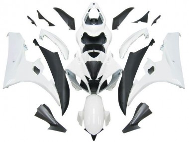 Carenados Moto Yamaha YZF R6 2006-2007 - Blanco Negro Mate