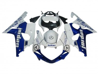 Carenados Moto Suzuki GSXR1000 2000-2002 - Blanco Azul Jordan Dunlop