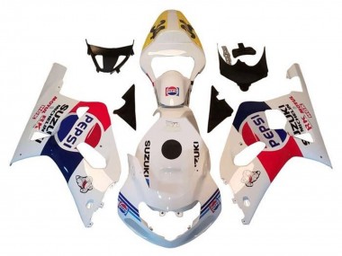 Carenados Moto Suzuki GSXR1000 2000-2002 - Blanco Rojo Azul Pepsi