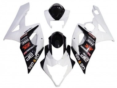 Carenados Moto Suzuki GSXR 1000 2005-2006 - Blanco Negro Brembo