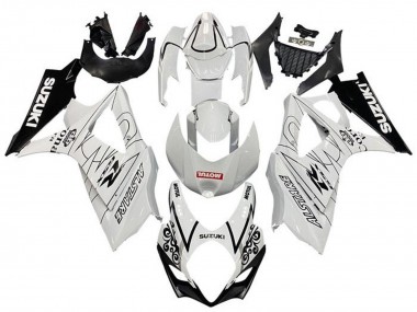 Carenados Moto Suzuki GSXR 1000 2005-2006 - Blanco Negro Corona Motul