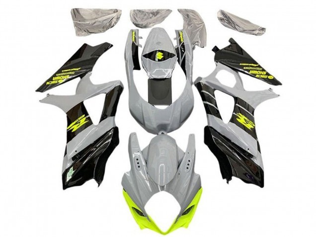 Carenados Moto Suzuki GSXR 1000 2007-2008 - Nardo Gris Neon Amarillo Negro