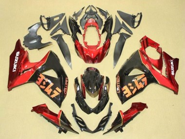 Kits Carenado Moto Suzuki GSXR 1000 2009-2016 - Rojo Negro