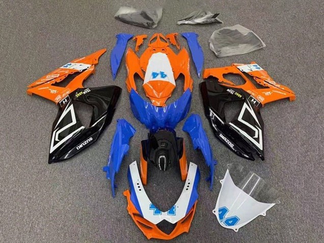 Carenados Moto Suzuki GSXR 1000 2009-2016 - Naranja Azul Negro