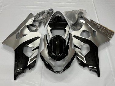 Carenados Moto Suzuki GSXR 600 / GSXR 750 2001-2003 - Plata Negro Brillante