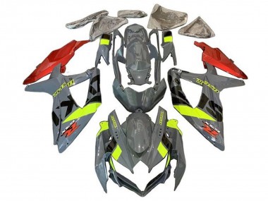 Carenados Moto Suzuki GSXR 600 / GSXR 750 2008-2010 - Nardo Gris Neon Amarillo Rojo Negro
