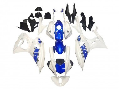 Carenados Moto Yamaha YZF R7 2021-2024 - Blanco Azul Raya