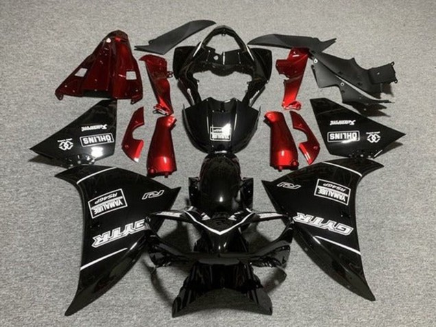 Carenados Moto Yamaha YZF 1000 R1 2012-2014 - Negro Brillante Rojo Blanco GYTR Yamalube QHLINS