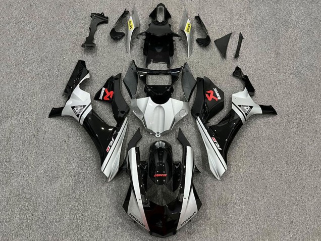 Carenados Moto Yamaha YZF 1000 R1 2015-2019 - Plata Negro