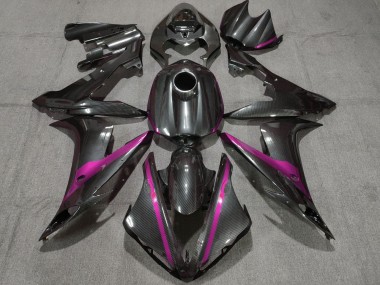 Carenados Moto Yamaha YZF 1000 R1 2004-2006 - FibraCarbono Estilo Rosa
