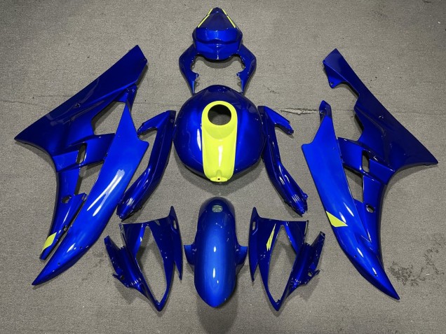 Carenados Moto Yamaha YZF R6 2006-2007 - Azul Amarillo