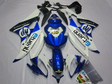 Carenados Moto Yamaha YZF R6 2006-2007 - Blanco Azul Negro