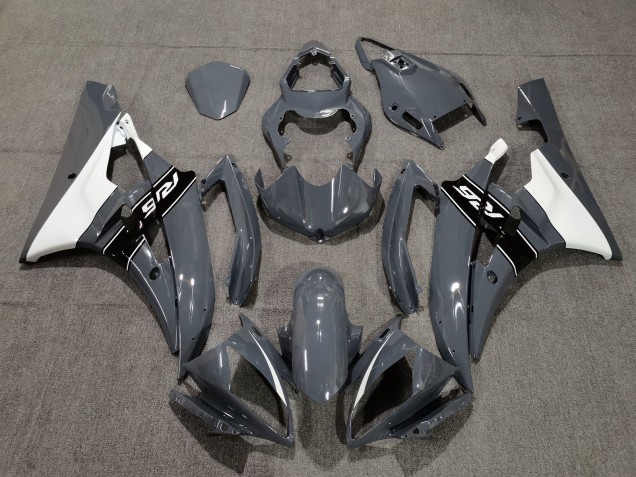 Carenados Moto Yamaha YZF R6 2006-2007 - Nardo Gris Blanco Negro