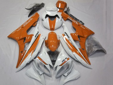 Carenados Moto Yamaha YZF R6 2006-2007 - Blanco Naranja