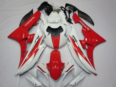 Carenados Moto Yamaha YZF R6 2006-2007 - Blanco Rojo