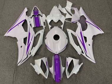 Carenados Moto Yamaha YZF R6 2008-2016 - Blanco Púrpura