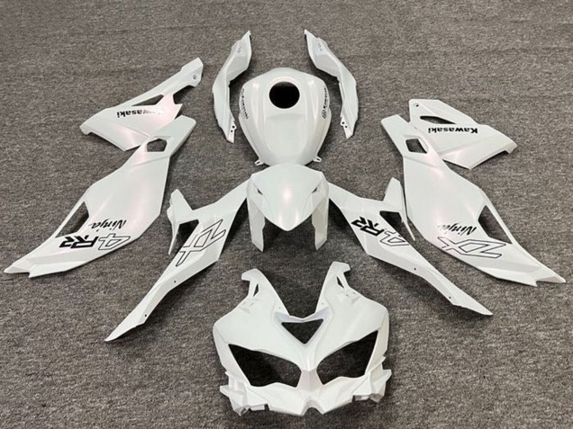 Carenados Moto Kawasaki ZX4R ZX-4RR 2019-2026 - Blanco Perla Negro