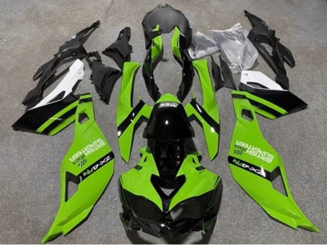 Carenados Moto Kawasaki ZX4R ZX-4RR 2019-2026 - Verde Negro Blanco
