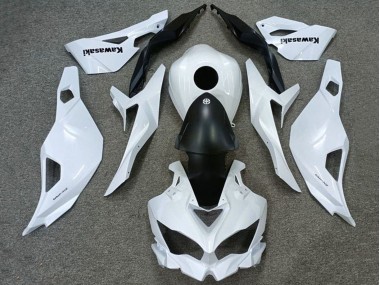 Carenados Moto Kawasaki ZX4R ZX-4RR 2019-2026 - Blanco Negro Mate