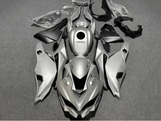 Carenados Moto Kawasaki ZX4R ZX-4RR 2019-2026 - Plata Negro
