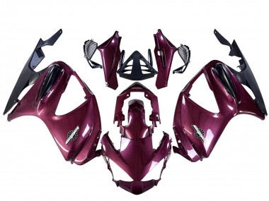 Carenados Moto Honda ST1300 2002-2016 - Púrpura Negro Mate