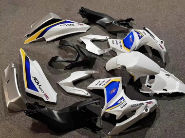 Carenados Moto Honda ADV160 2022-2024 - Blanco Azul Amarillo HRC