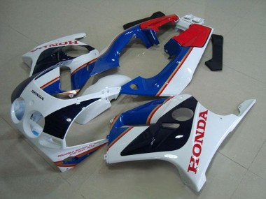 Carenados Moto Honda CBR250RR MC19 1988-1989 - Blanco Rojo Azul Negro Brillante