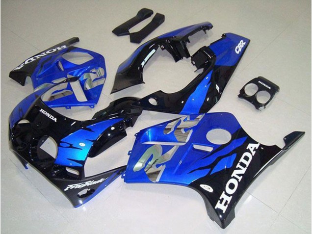 Carenados Moto Honda CBR250RR MC19 1988-1989 - Azul Negro Brillante