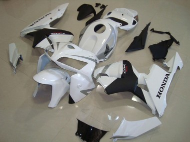 Carenados Moto Honda CBR600RR 2005-2006 - Blanco Perla Negro Mate