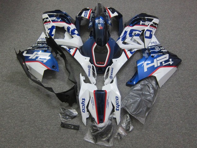 Carenados Moto BMW S1000RR 2015-2016 - Blanco Rojo Azul HP Tyco