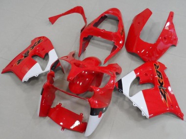 Carenados Moto Kawasaki ZX9R 2000-2001 - Rojo Blanco