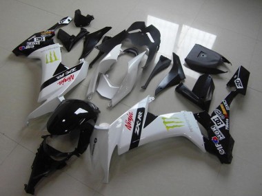 Carenados Moto Kawasaki ZX10R 2008-2010 - Blanco Negro Brillante Rojo Verde Monstruo