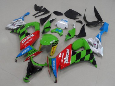 Carenados Moto Kawasaki ZX10R 2008-2010 - Verde Rojo Azul Negro Motocard