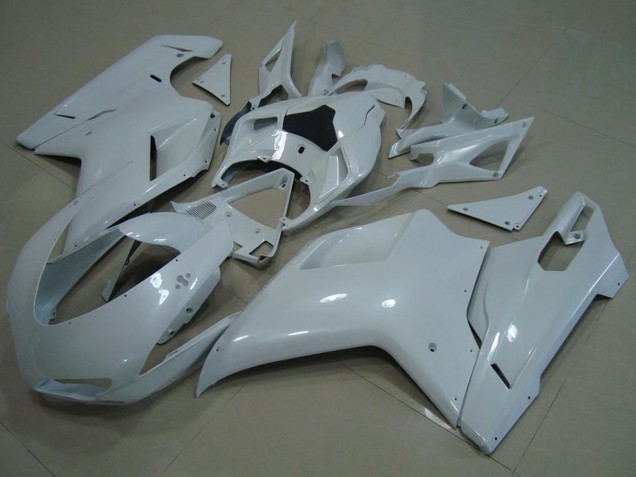 Carenados Moto Ducati 848 1098 1198 2007-2014 - Blanco Brillante