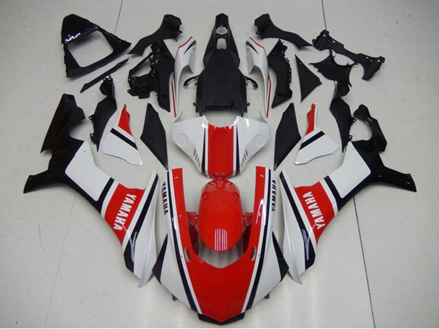 Carenados Moto Yamaha YZF R1 2015-2019 - Blanco Rojo Negro