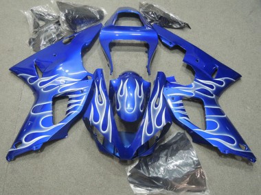 Carenados Moto Yamaha YZF R1 2000-2001 - Azul Blanco Llama
