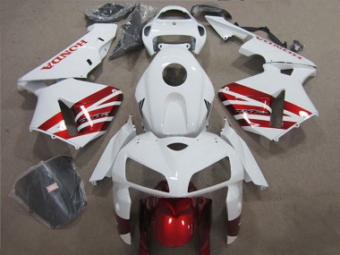 Carenado Moto Honda CBR1000RR 2004-2005 - Blanco Rojo Negro