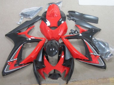 Carenados Moto Suzuki GSXR 600 2006-2007 - Rojo Negro