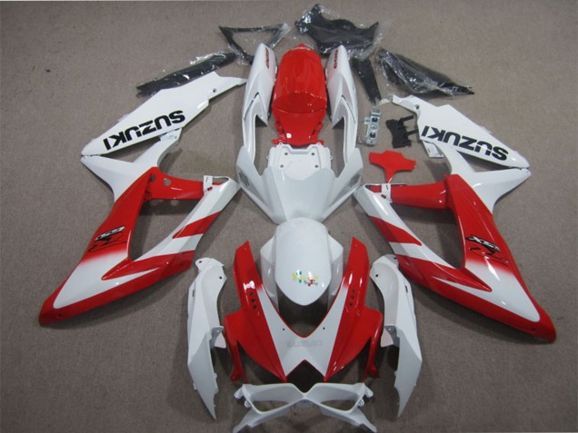 Carenados Moto Suzuki GSXR 600 2008-2010 - Blanco Rojo