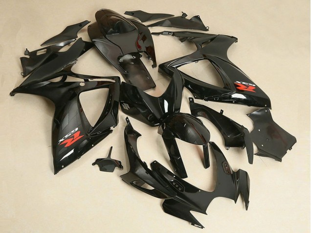 Carenado Moto Suzuki GSXR 600/750 2006-2007 - Negro Brillante