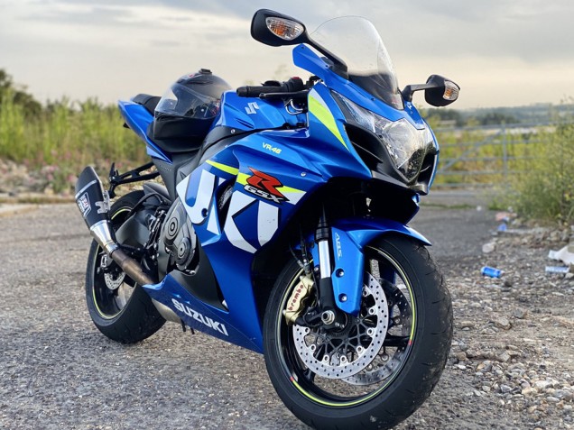 Carenados Moto Suzuki GSXR 1000 2009-2016 - Azul Verde Blanco