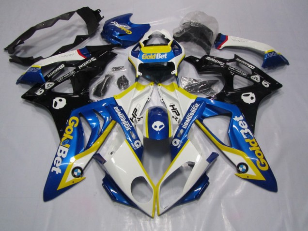 Plástica BMW S1000RR 2009-2014 - Azul Blanco GoldBet Plástica BMW S1000RR 2009-2014 - Azul Blanco GoldBet