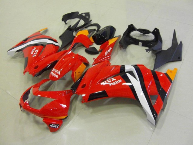 Plástica Kawasaki ZX 250R 2008-2012 - Rojo Negro Plástica Kawasaki ZX 250R 2008-2012 - Rojo Negro