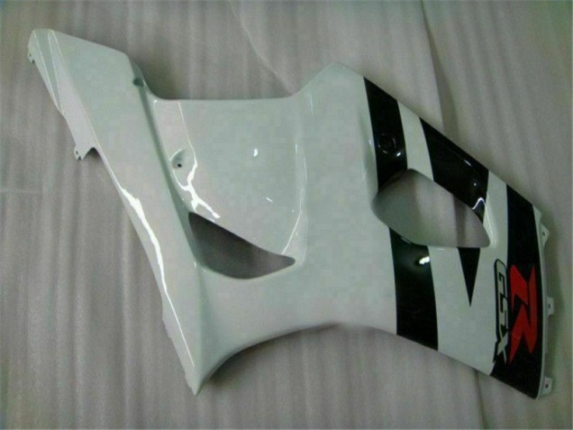 Plástica Suzuki GSXR 1000 K3 2003-2004 - Blanco Negro Plástica Suzuki GSXR 1000 K3 2003-2004 - Blanco Negro