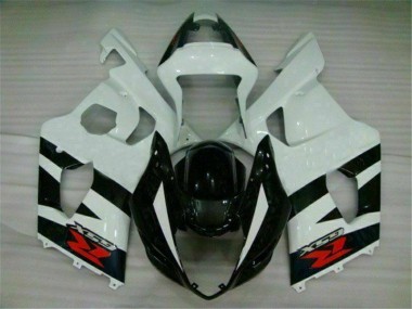Plástica Suzuki GSXR 1000 K3 2003-2004 - Blanco Negro