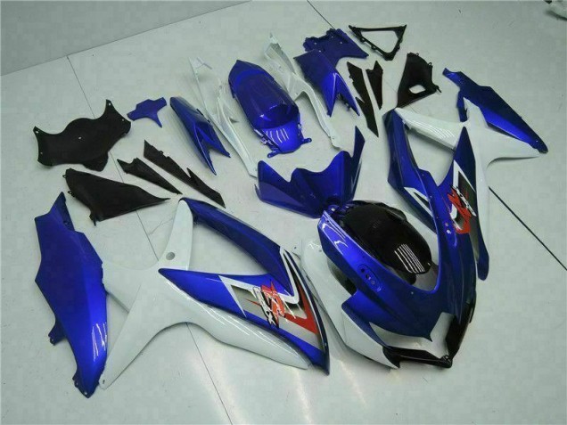 Plástica Suzuki GSXR 600 / 750 K8 2008-2010 - Azul Blanco Plástica Suzuki GSXR 600 / 750 K8 2008-2010 - Azul Blanco