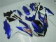 Plástica Suzuki GSXR 600 / 750 K8 2008-2010 - Azul Blanco Plástica Suzuki GSXR 600 / 750 K8 2008-2010 - Azul Blanco